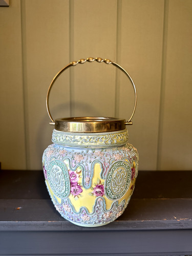 Textured ceramic vase pastels - textured,