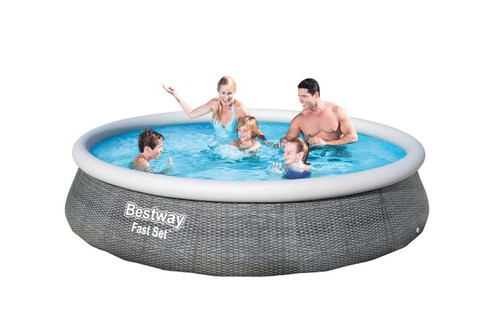 Bestway rattan fast set pool - rattan,