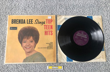 Brenda Lee - Brenda Lee Sings Top Teen Hits, - 12" Vinyl - Very Good Condition