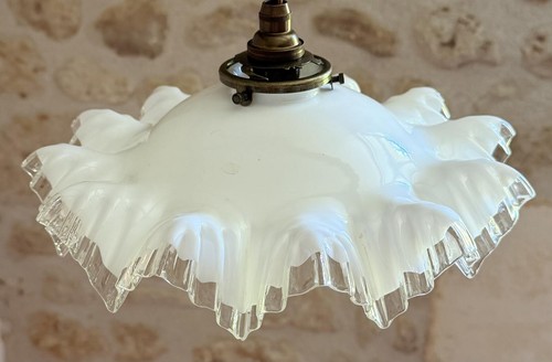 Heavy vintage french opaline - heavy,