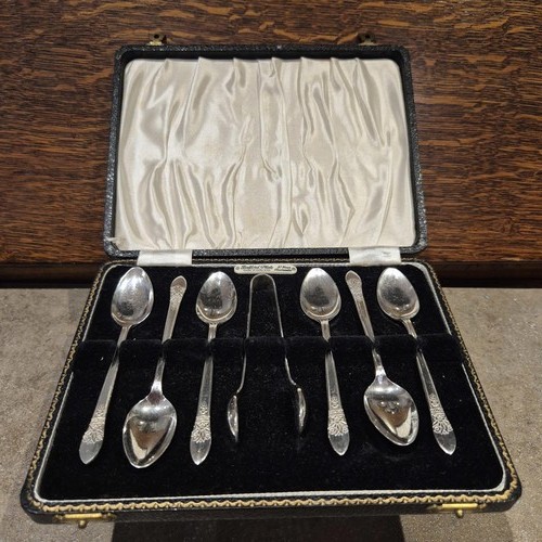 Vintage angora silver plate - silver,