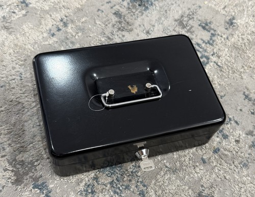 Metal cash box money - cash,