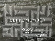 Marriott Bonvoy Elite Member Room Key Collectable Hotel Memorabilia