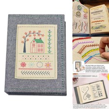 Embroidery Stitches Book Stitch Creative DIY with Embroidery Guide for Beginners