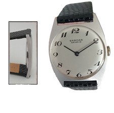 Unique "SARCAR Geneve" Steel MIDI Watch Amazing 5.6mm Thick. 12 Months Guarantee