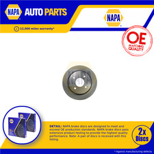 Brake discs pair solid - brake,