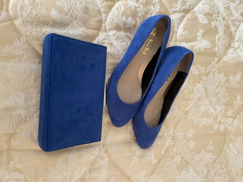 Van dal cobalt blue clutch - cobalt,