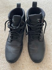 Falco Patrol Waterproof Motorcycle Boots Black Short Ankle EU 46 UK 11