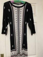 River Island Black Print Tunic