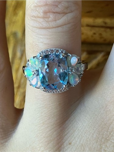 Sky blue topaz ethiopian - sky,