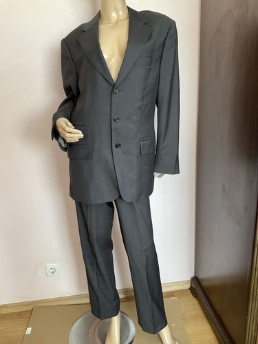 Men cerruti suit grey - grey, wool