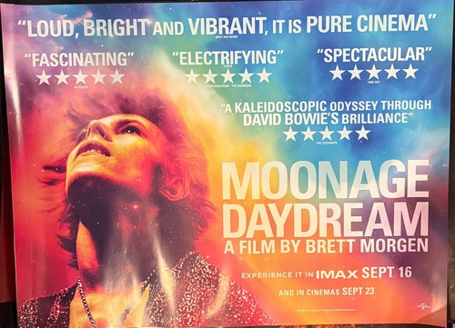 Moonage daydream quad poster - moonage,