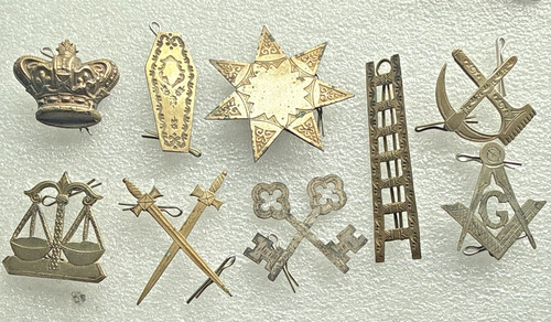 Zorak silver masonic medals - zorak,