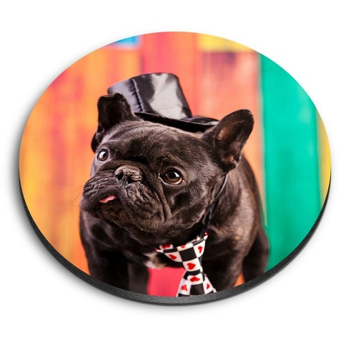 Round mdf magnets adorable - round,