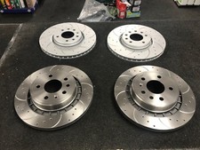 SAAB 9-5 MK1 2.3 AERO TURBO DRILLED GROOVED BRAKE DISC FRONT REAR