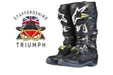 MBTS22901 GENUINE TRIUMPH ALPINESTARS® MX TECH7 MOTOCROSS OFFROAD BOOTS SIZE 10