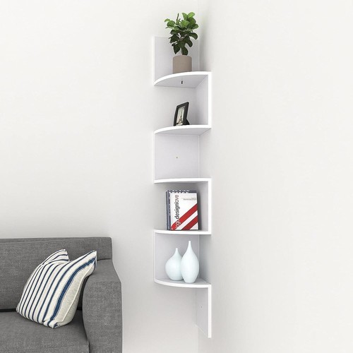 Tier floating corner shelves - floating,