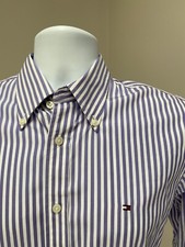 Tommy Hilfiger Mens Long Striped Shirt Size S - Good Condition Worn Twice