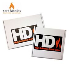 woodburner logburner stove glass Morso Squirrel 234mmx163mm high def multi fuel