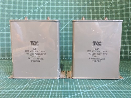 8uf tcc capacitor paper - x, in