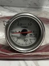 **Reduced** Blitz JDM Boost Gauge 52mm White