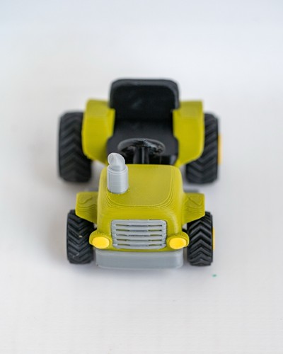Tractor print figurine - 3d,