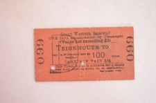 Railway Dog Ticket GWR 100