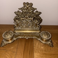 Vintage brass ornate letter