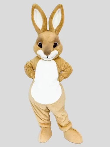Plush brown easter bunny - plush,