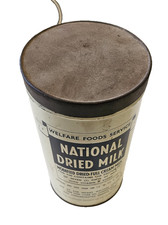 Vintage Dried Milk Tin Welfare