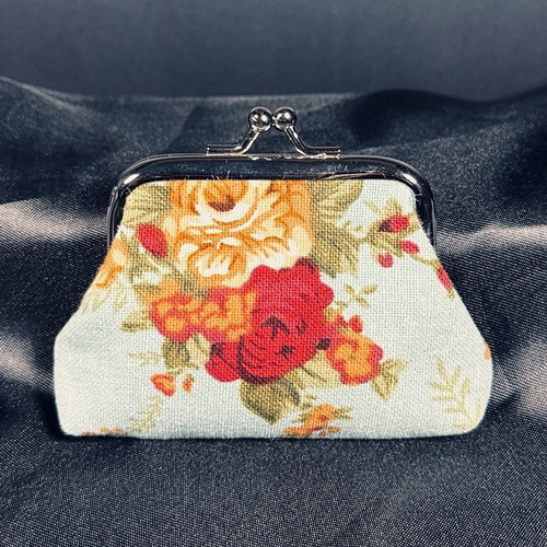 Floral coin purse - floral,