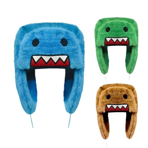Domo kun furry trapper hat - trapper,