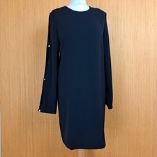 Warehouse Dress Black Long