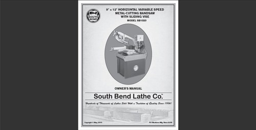 South bend x12 horizontal - bend, 9"x12"