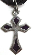 Windows of Light cross - Small Diamond (lavender resin)