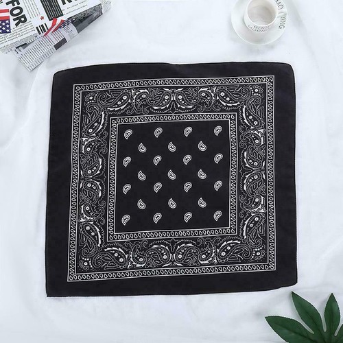 Black bandana head - bandana,