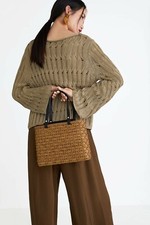 ZARA NATURAL BASKET BAG -