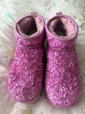 Sequins platform pink UGG