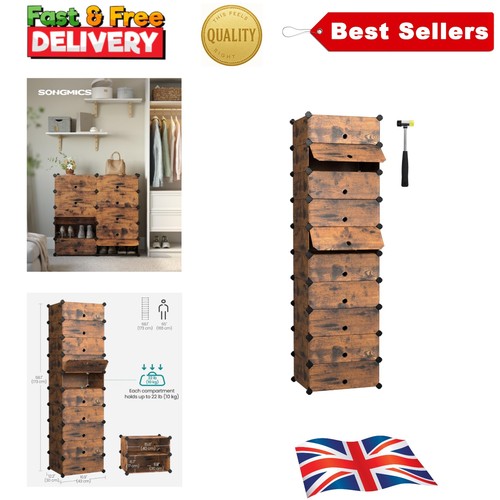 Interlocking shoe rack - interlocking,