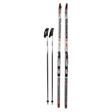 Rossignol Ultra Lite 178cm Cross-Country Skis w/ Rottefella Bindings & Poles
