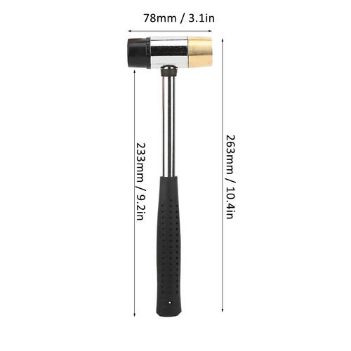 Black guitar plastic hammer - plastic,