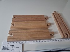 4 x Medium Wooden Straight