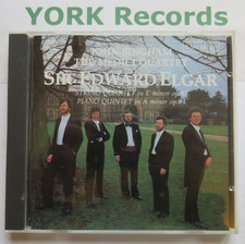 ELGAR - String Quartet / Piano Quintet BINGHAM Medici Quartet - Ex CD Meridian