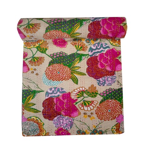 Indian bedspread coverlet - indian,