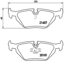 New Brake Pad Set, disc brake