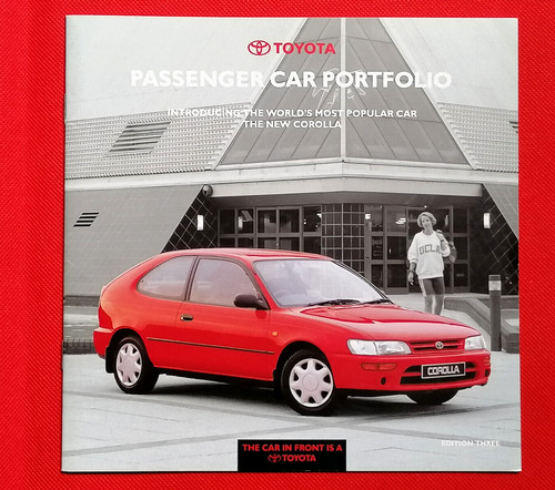 1991 toyota sales brochure inc - toyota,