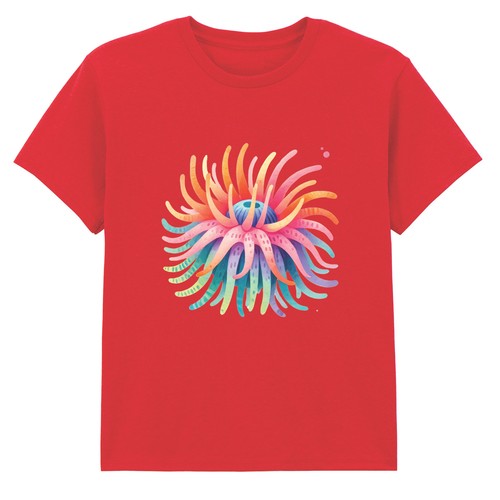 Colorful sea anemone boys - sea,