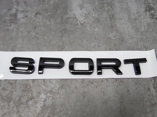 Gloss black rear badge - gloss,