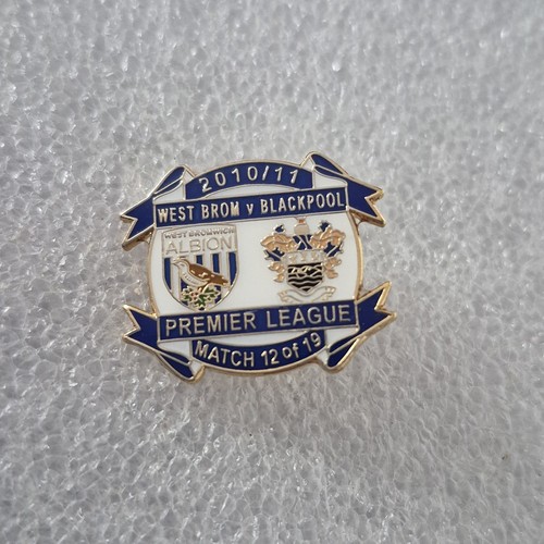 West brom blackpool badge - west,