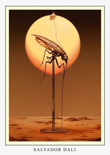 Large size salvador dali - size,